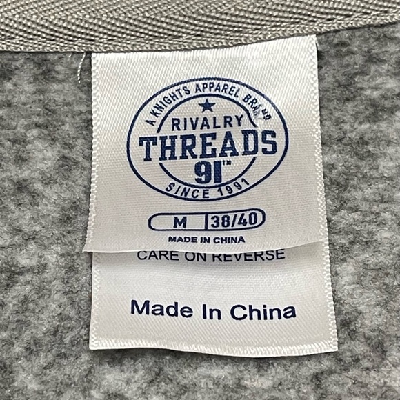 Texas A&M Grey Zip Up Jacket with Embroidered - Size: Medium 38 - 40 - Picture 8 of 8